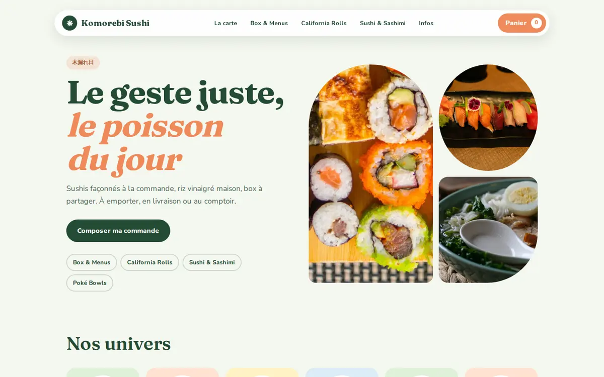 Modèle Fresh & Healthy sur ordinateur